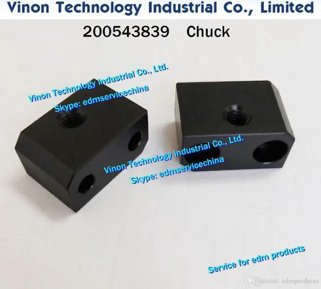 Main image of (2pcs/lot) 200543839 edm Chuck for Robofil 230F,240,330F,CUT200,CUT300 CNC WIRE CUT EDM 200.543.839 EDM REPAIR PARTS 543.839, 24