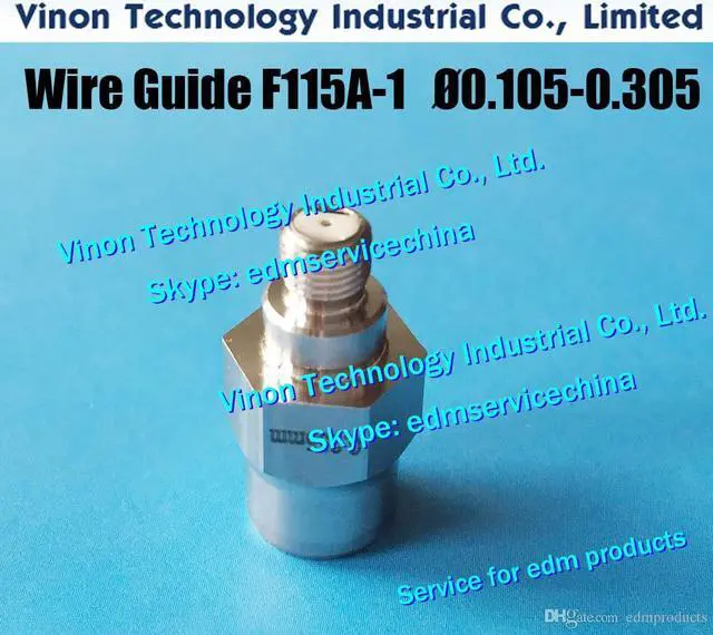 Main image of F115A-1 Ø0.305 Finish Cut-Diamond Guide (Double Ceramic) A290-8119-Y707 for Fanuc Level Up(iD2),iE,0iC edm lower guide d=0.305