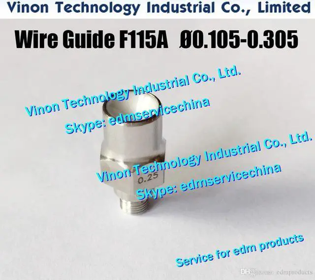Main image of F115A Ø0.305 Wire Guide Lower A290-8104-Y717 for Fanuc Level Up(iD2),iE,0iC edm lower diamond guide d=0.305mm A2908104Y717