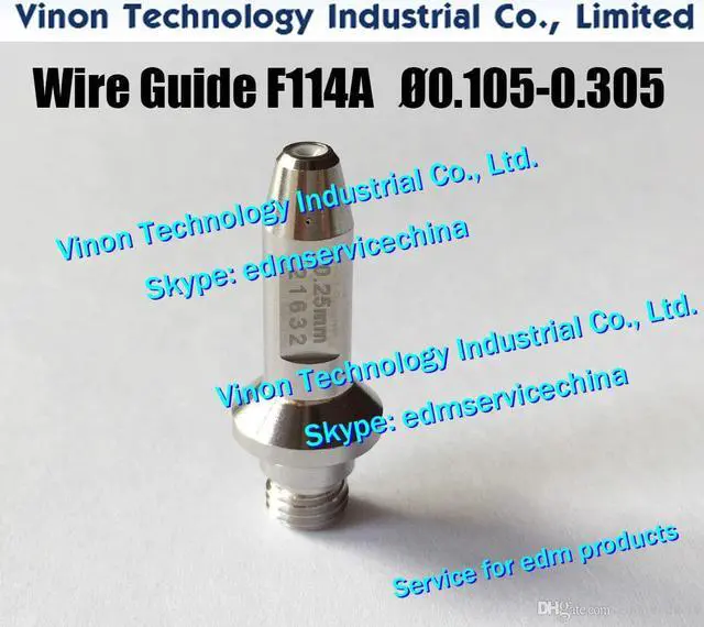 Main image of F114A D=0.105 Wire Guide Upper A290-8104-Y702 for Fanuc Level Up(iD2),iE,0iC edm upper diamond guide d=0.105mm A2908104Y702,