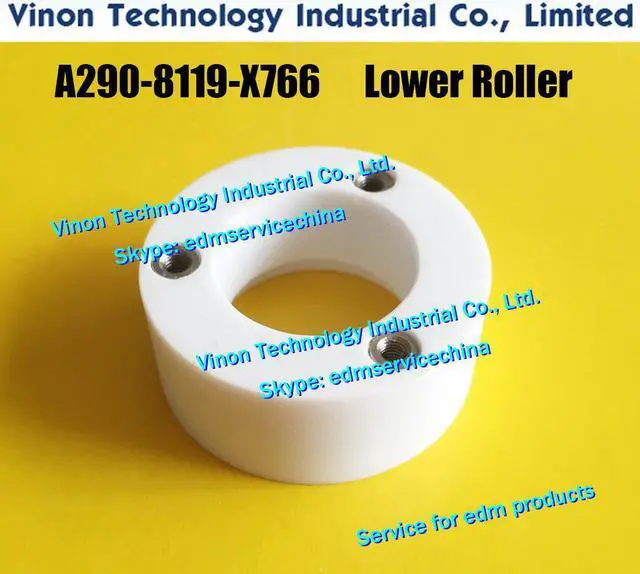Main image of A290-8119-X766 Lower Roller Ø38x22Øx16tmm edm spare parts Reversion R oller for 1iD,iD,iE,600,400iA series. A2908119X766,