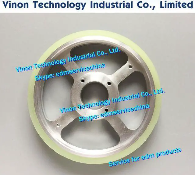 Main image of Brake Shoe Tension Roller edm spare parts Ø140xØ30x22H mm A290-8111-X371 for iB,iC series. A2908111X371