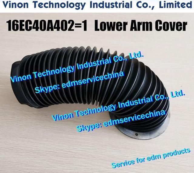 16EC40A402 Makino Lower Arm Cover for work tank. Makino EDM Sapre Parts  Lower Arm Bellows 16EC.40A.402, 16EC40A402=1