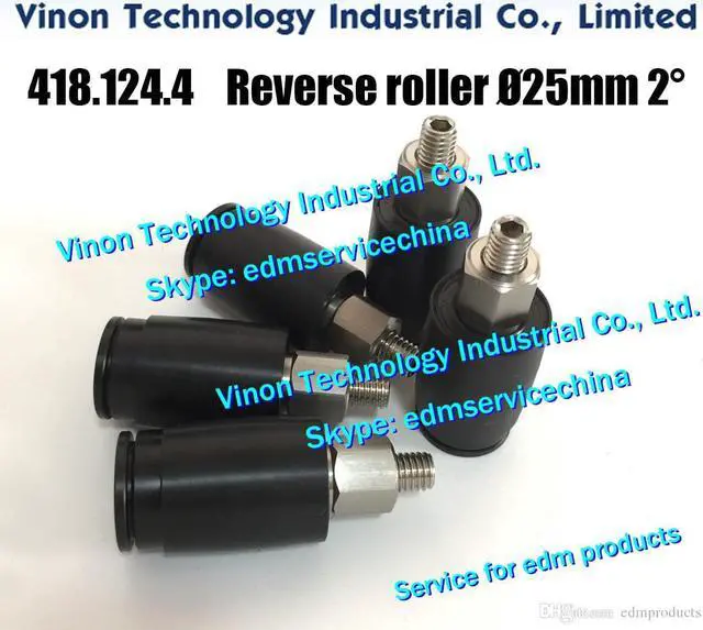 Main image of Agie 418.124.4 edm Reverse Roller Ø25mm 2° for Agie AC150-AC370HSS 418.124,4181244, A418124 Reversion roller complete D=25mm-2dg