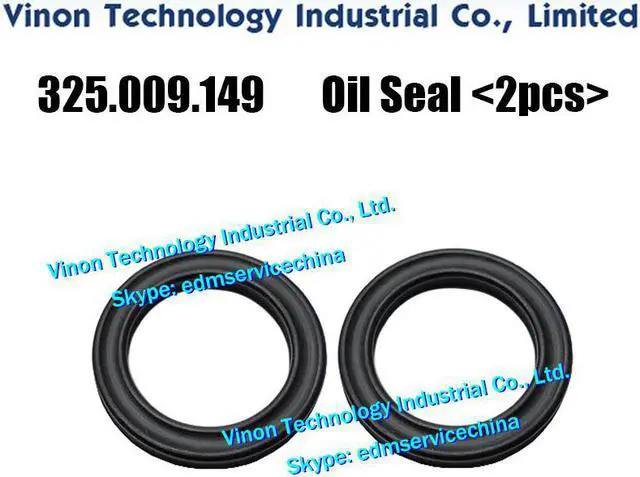 Main image of (2pcs/pack) 325.009.149 edm Oil Seal for AgieCharmilles Actspark FW 1, FW 2, FW 3 edm spare parts 325009149 O-RING SEAL