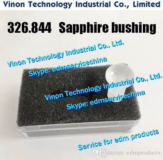 Main image of 326.844.8 Sapphire Deflector Bushing for AC150,AC170,AC200,AC250,AC270 EDM Bush Lower Sapphire Agie 326.844, 3268448, 24.02.926,
