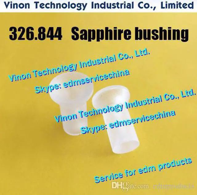 Main image of 326.844 Agie A306 Bush Lower Sapphire for Agie AC 150,AC 170,AC 200,AC 250,AC 270 EDM Sapphire Deflector Bushing 326.844, 326.84