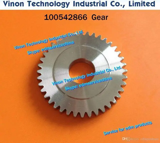 Alt view image 2 of 2 - (1pc) 100542866 edm Gear Pinch Roller Drive for Robofil 230F,240,330F,440CC,640CC Charmilles edm parts 100.542.866 Gear