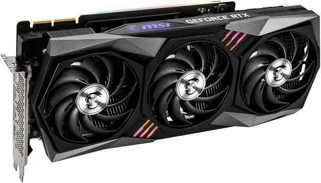 Alt view image 3 of 5 - MSI Gaming GeForce RTX 3090 24GB GDDR6X PCI Express 4.0 SLI Support Video Card RTX 3090 GAMING X TRIO 24G