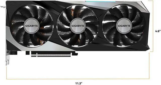 Alt view image 4 of 5 - GIGABYTE Radeon RX 6800 XT GAMING OC 16G Graphics Card, WINDFORCE 3X Cooling System, 16GB 256-bit GDDR6, GV-R68XTGAMING OC-16GD Video Card, Powered by AMD RDNA 2, HDMI 2.1