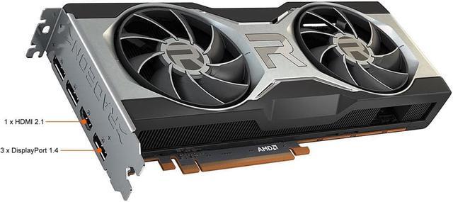 Alt view image 3 of 6 - AMD Radeon RX 6700 XT 12GB GDDR6 Gaming Graphics Card , Powered by AMD RDNA 2, HDMI 2.1, (Radeon RX 6700 XT 12G)