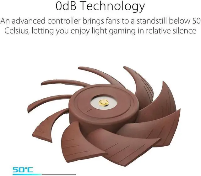 Alt view image 5 of 6 - ASUS Noctua Edition GeForce RTX 3080 10GB GDDR6X PCI Express 4.0 Video Card,  RTX3080-O10G-NOCTUA(LHR)