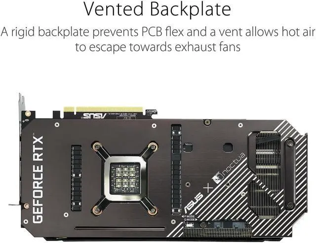 Alt view image 3 of 6 - ASUS Noctua Edition GeForce RTX 3080 10GB GDDR6X PCI Express 4.0 Video Card,  RTX3080-O10G-NOCTUA(LHR)