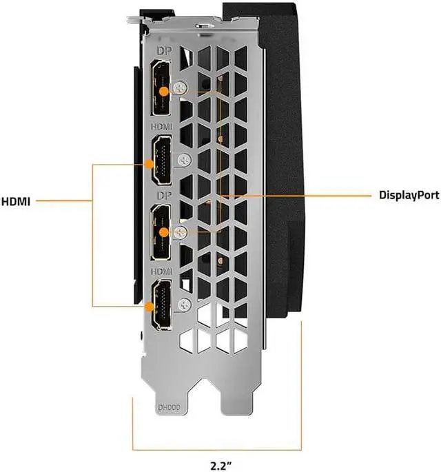 Alt view image 3 of 6 - GIGABYTE AORUS GeForce RTX 3060 ELITE 12GB GDDR6 PCI Express 4.0 ATX Video Card GV-N3060AORUS E-12GD (rev. 2.0) (LHR)
