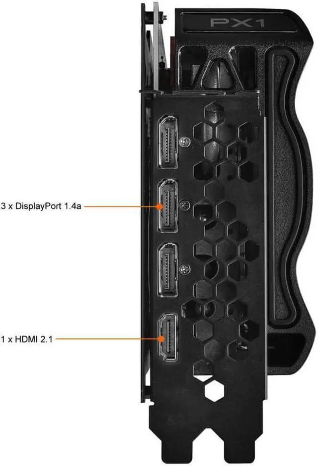 Alt view image 6 of 6 - EVGA GeForce RTX 3080 Ti FTW3 ULTRA GAMING Video Card, 12G-P5-3967-KR, 12GB GDDR6X, iCX3 Technology, ARGB LED, Metal Backplate