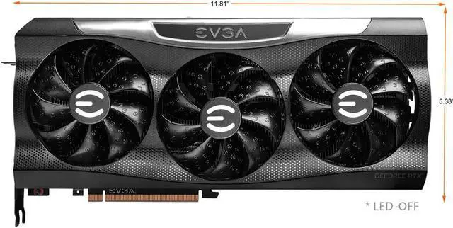 Main image of EVGA GeForce RTX 3080 Ti FTW3 ULTRA GAMING Video Card, 12G-P5-3967-KR, 12GB GDDR6X, iCX3 Technology, ARGB LED, Metal Backplate