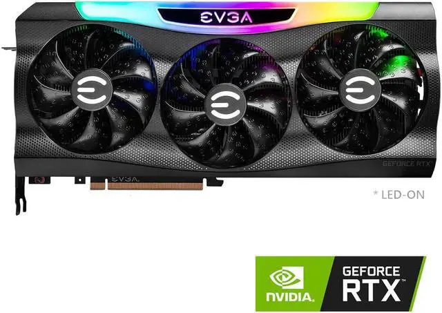 Alt view image 2 of 6 - EVGA GeForce RTX 3080 Ti FTW3 ULTRA GAMING Video Card, 12G-P5-3967-KR, 12GB GDDR6X, iCX3 Technology, ARGB LED, Metal Backplate