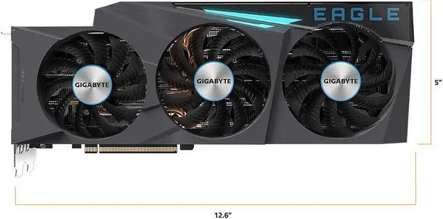 Alt view image 2 of 6 - GIGABYTE Eagle GeForce RTX 3080 Ti 12GB GDDR6X PCI Express 4.0 ATX Video Card GV-N308TEAGLE OC-12GD