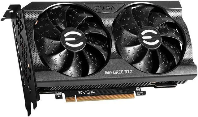 Alt view image 10 of 13 - EVGA GeForce RTX 3060 Ti XC GAMING Video Card, 08G-P5-3663-KL, 8GB GDDR6, Metal Backplate, LHR