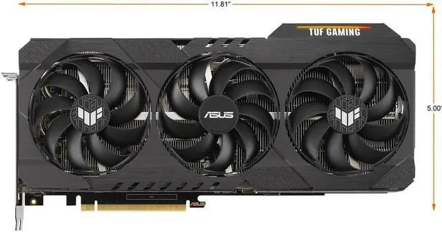 Alt view image 2 of 7 - ASUS TUF Gaming NVIDIA GeForce RTX 3080 V2 OC Edition Graphics Card (PCIe 4.0, 10GB GDDR6X, LHR, HDMI 2.1, DisplayPort 1.4a, (ASUS TUF-RTX3080-O8G-V2-GAMING)