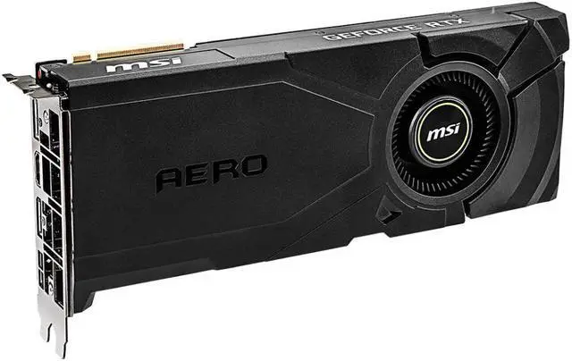 Alt view image 4 of 6 - MSI GeForce RTX 2080 Ti 11GB GDDR6 PCI Express 3.0 x16 SLI Support ATX Graphics Card RTX 2080 Ti AERO 11G