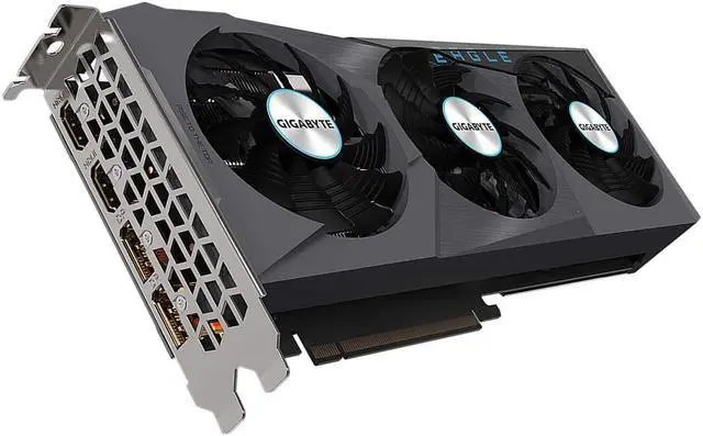 Alt view image 4 of 7 - GIGABYTE Radeon RX 6700 XT EAGLE OC-12G Graphics Card, WINDFORCE 3X Cooling System, 12GB 192-bit GDDR6, GV-R67XTEAGLE OC-12GD Video Card-