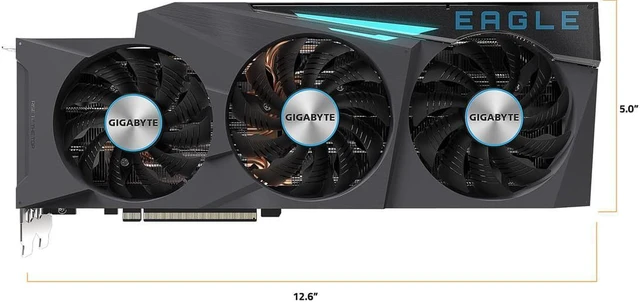 Alt view image 2 of 5 - GIGABYTE Eagle GeForce RTX 3080 10GB GDDR6X PCI Express 4.0 ATX Video Card GV-N3080EAGLE-10GD (rev. 2.0) LHR