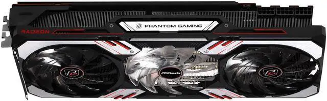 Alt view image 4 of 7 - ASRock Radeon RX 6800 XT Phantom 16G Gaming D Gaming Graphics Card with 16GB GDDR6, AMD RDNA 2 (RX6800XT PGD 16GO)