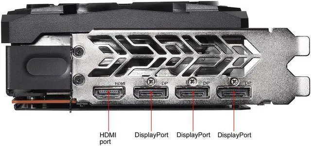 Alt view image 7 of 7 - ASRock Radeon RX 6800 XT Phantom 16G Gaming D Gaming Graphics Card with 16GB GDDR6, AMD RDNA 2 (RX6800XT PGD 16GO)