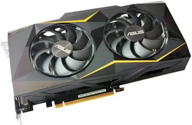 Alt view image 2 of 5 - ASUS Gaming GeForce GTX 1660 SUPER Overclocked 6GB GDDR 6 Dual-fan Edition HDMI DP DVI Gaming Graphics Card (GTX1660S-O6G-GAMING)