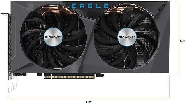 Alt view image 2 of 5 - GIGABYTE Eagle OC GeForce RTX 3060 EAGLE 12GB GDDR6 PCI Express 4.0 ATX Video Card GV-N3060EAGLE OC-12GD (REC.2.0) LHR