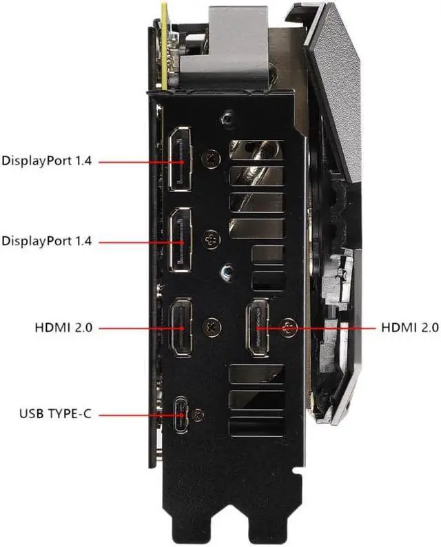 Alt view image 5 of 5 - ASUS ROG Strix GeForce RTX 2080 Ti 11GB GDDR6 PCI Express 3.0 352-Bit
 SLI Support Video Card (ROG-STRIX-RTX2080TI-O11G-GAMING)