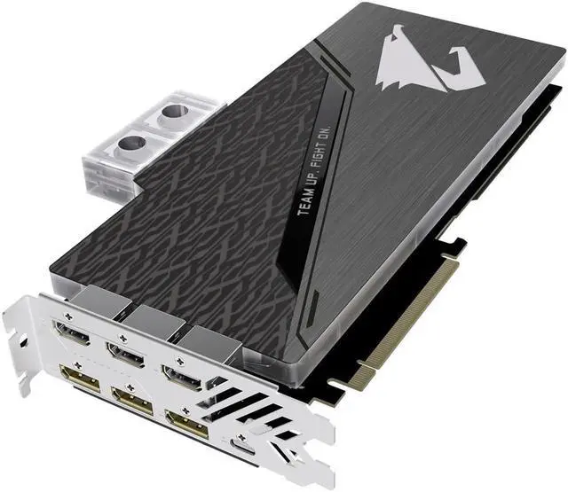 Alt view image 4 of 7 - GIGABYTE AORUS GeForce RTX 2080 Ti XTREME WATERFORCE WB 11G Graphics Card, Pre-Installed Waterblock, 11GB 352-Bit GDDR6, GV-N208TAORUSX WB-11GC Video Card