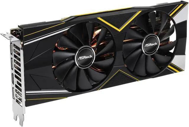 Alt view image 3 of 5 - ASRock Radeon RX 5700 XT Challenger D 8G OC PCI Express 4.0 Video Card