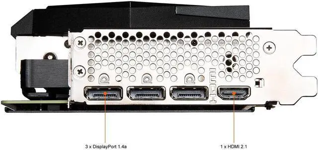 Alt view image 5 of 5 - MSI Gaming GeForce RTX 3080 Ti 12GB GDDR6X PCI Express 4.0 ATX Graphics Card RTX 3080 Ti Gaming X Trio 12G
