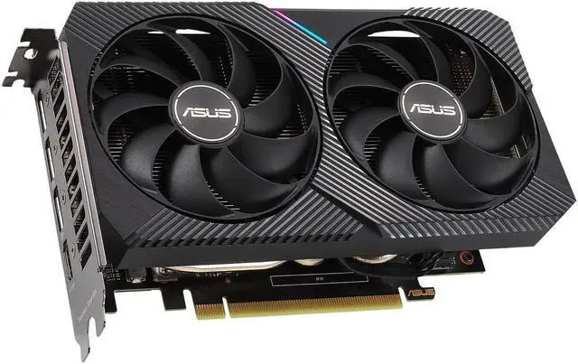 Alt view image 3 of 5 - ASUS Dual GeForce RTX 3060 12GB GDDR6 PCI Express 4.0 Video Card DUAL-RTX3060-O12G-V2 MINI