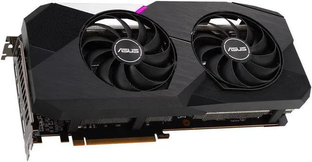 Alt view image 3 of 5 - ASUS Dual Radeon RX 6700 XT OC Edition 12GB GDDR6 Gaming Graphics Card (AMD RDNA 2, PCIe 4.0, 12GB GDDR6, HDMI 2.1, DisplayPort 1.4a, Axial-tech Fan Design, 0dB Technology) DUAL-RX6700XT-O12G