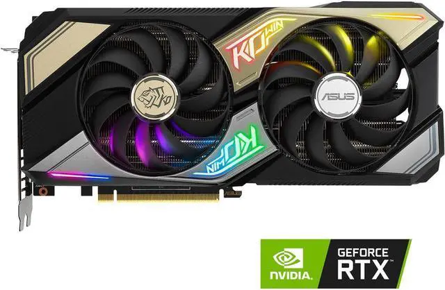 Main image of ASUS KO GeForce RTX 3060 Ti V2 OC Edition 8GB GDDR6 PCI Express 4.0 x16 Video Card KO-RTX3060TI-O8G-V2-GAMING (LHR)
