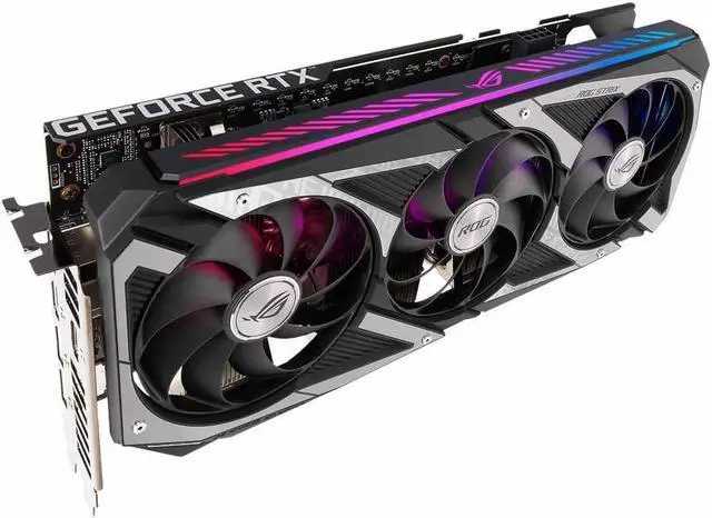 Alt view image 3 of 5 - ASUS ROG Strix GeForce RTX 3060 12GB GDDR6 PCI Express 4.0 Video Card ROG-STRIX-RTX3060-O12G-V2-GAMING