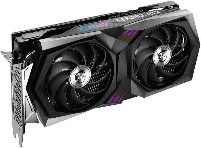 Alt view image 3 of 5 - MSI Gaming GeForce RTX 3060 12GB GDDR6 PCI Express 4.0 Video Card RTX 3060 Gaming X 12G