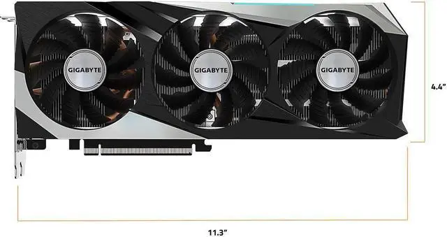 Alt view image 2 of 5 - GIGABYTE Radeon RX 6800 GAMING OC 16G Graphics Card, WINDFORCE 3X Cooling System, 16GB 256-bit GDDR6, GV-R68GAMING OC-16GD Video Card