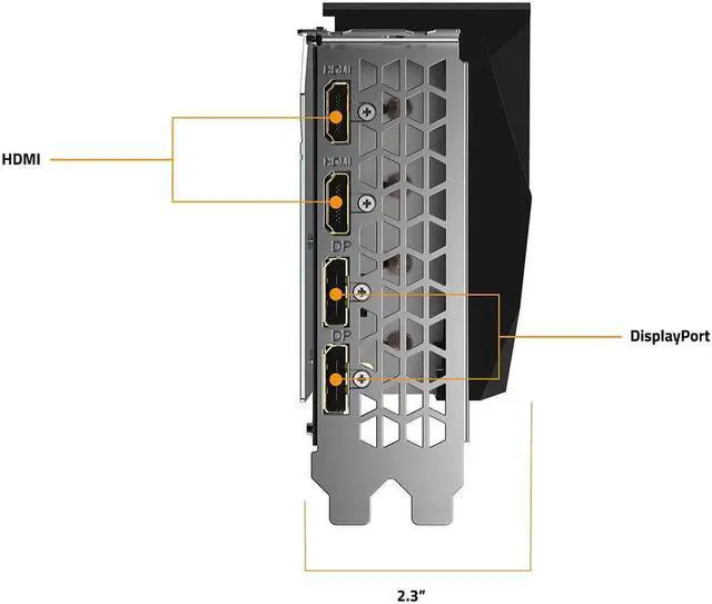 Alt view image 5 of 5 - GIGABYTE Radeon RX 6800 GAMING OC 16G Graphics Card, WINDFORCE 3X Cooling System, 16GB 256-bit GDDR6, GV-R68GAMING OC-16GD Video Card
