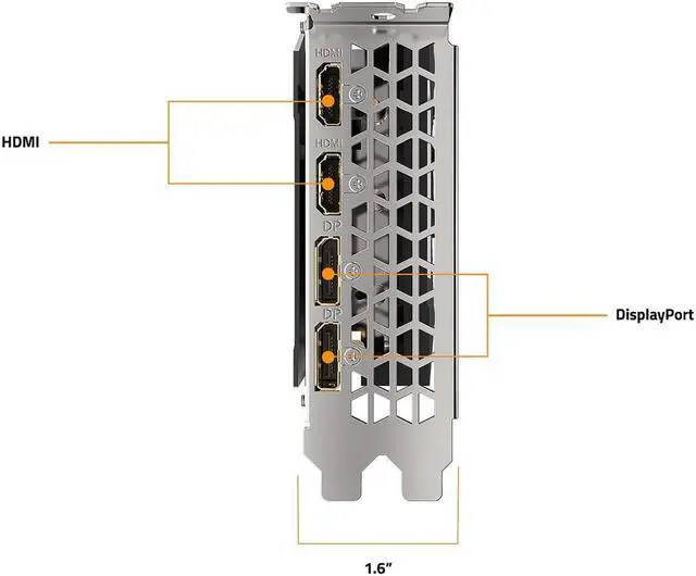 Alt view image 5 of 5 - GIGABYTE Radeon RX 6700 XT EAGLE 12G Graphics Card, WINDFORCE 3X Cooling System, 12GB 192-bit GDDR6, GV-R67XTEAGLE-12GD Video Card