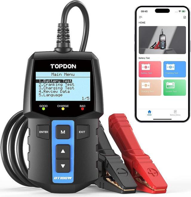 Topdon BT100W is a Battery Tester