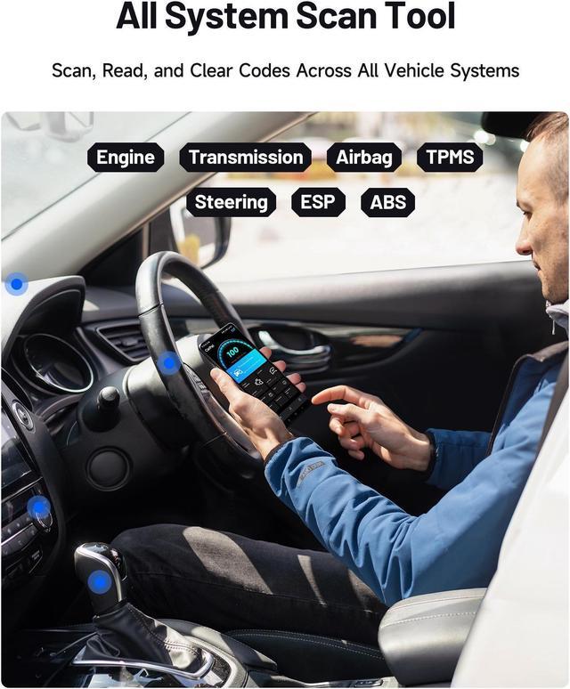 Alt view image 5 of 7 - TOPDON CarPal, OBD2 Scanner, Bluetooth Scanner for Car, All System Diagnostic Tool for iOS & Android, Vehicle Health Check, 6 Maintenance Services, Smog Check, Repair Guide, Performance Test