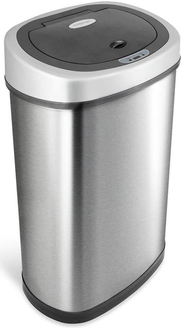 13 Gallons Steel Motion Sensor Trash Can