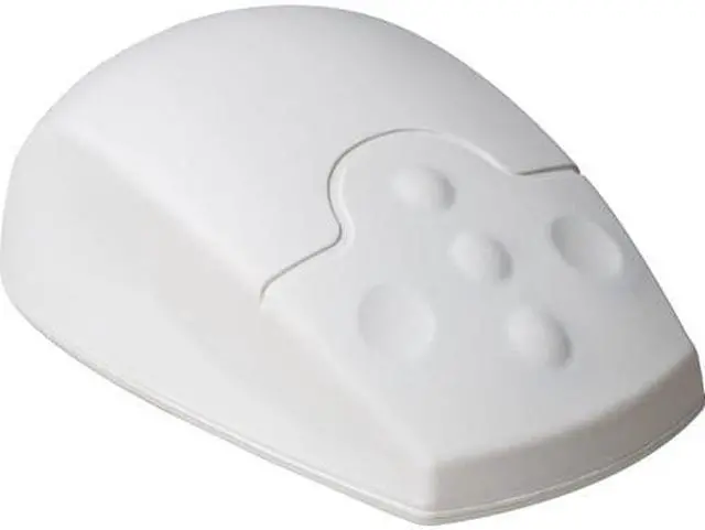 Main image of Case of (10) SF08-15 - SterileMOUSE-LASER Antibacterial Washable Wireless Mouse (White) (Wireless) | SF08-15-C10