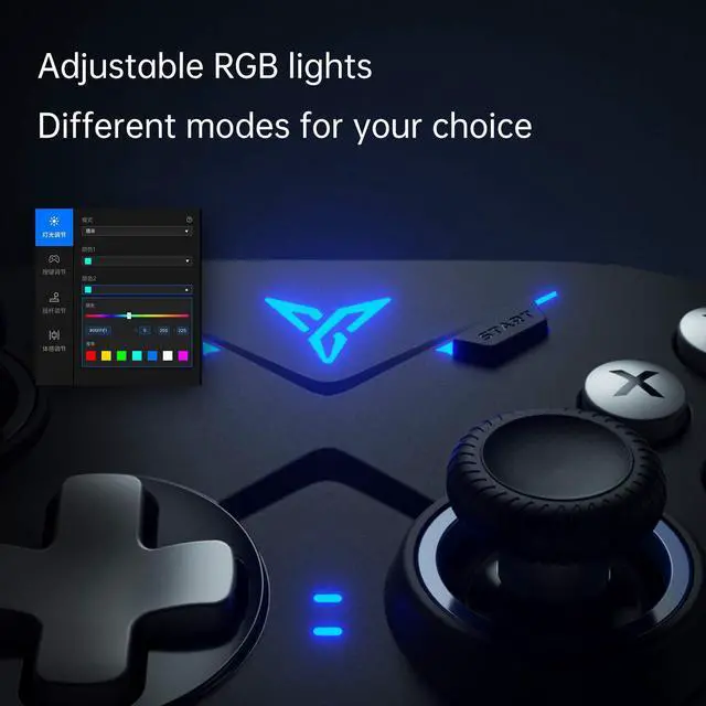 Alt view image 5 of 7 - Flydigi Vader 2 Wired Game Controller, Configurable Multi-Platform Gamepad, Dual Vibration, 6-axis Motion Sensing, PC Gamepad for Steam/ Emulator/ XCloud/ Tablet/ TV Box