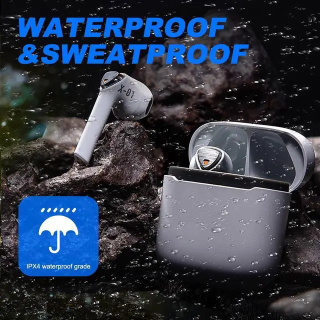 Alt view image 6 of 6 - Flydigi Cyberfox X1 True Wireless 50ms Ultra-Low Latency Gaming Earbuds, 13.4mm Large Drivers-Active Noise Canceling, 30 Hours of Play Time, Gaming/Music/Sports Sweat-Proof Headphone Yellow