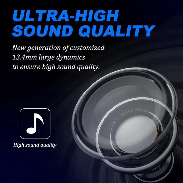 Alt view image 3 of 6 - Flydigi Cyberfox X1 True Wireless 50ms Ultra-Low Latency Gaming Earbuds, 13.4mm Large Drivers-Active Noise Canceling, 30 Hours of Play Time, Gaming/Music/Sports Sweat-Proof Headphone Yellow